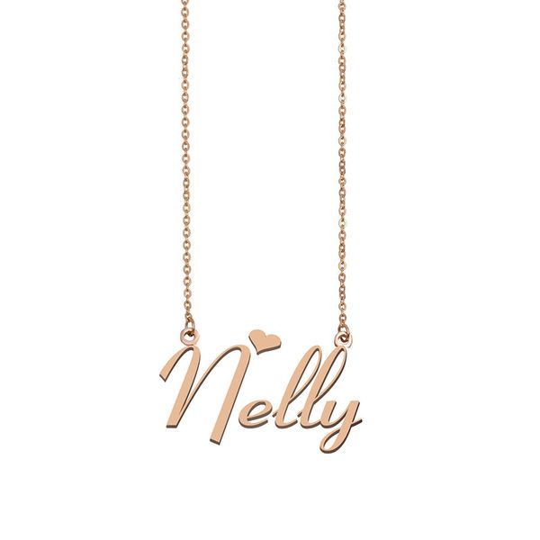 nelly name necklace custom nameplate pendant for women girls birthday gift kids friends jewelry 18k gold plated stainless steel, Silver
nelly name necklace custom nameplate pendant for women girls birthday gift kids friends jewelry 18k gold plated stainless steel, Silver