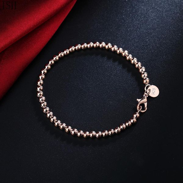 for women silver color 4mm beads gold color chain bracelet cute wedding party lady fashion charm jewelry birthday gift lh021 h jllnhz, Black
for women silver color 4mm beads gold color chain bracelet cute wedding party lady fashion charm jewelry birthday gift lh021 h jllnhz, Black