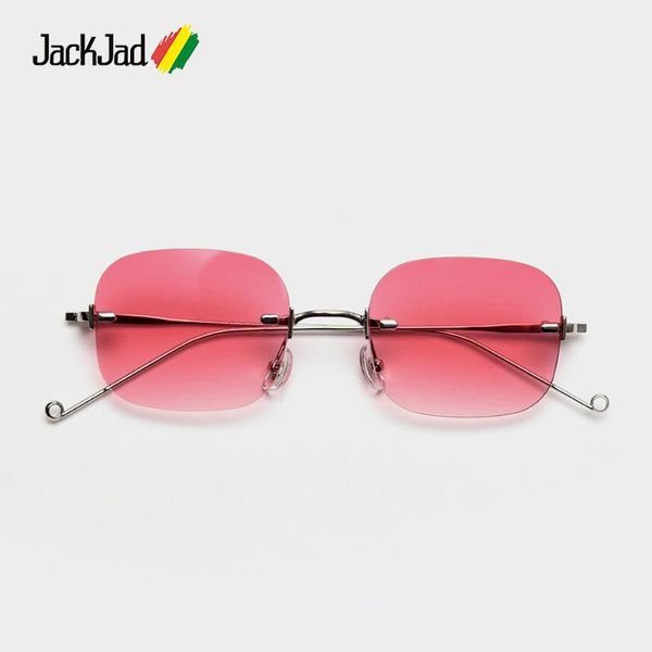 sunglasses jackjad 2021 fashion cool rimless style tint ocean lens women vintage brand design sun glasses s31429, White;black
sunglasses jackjad 2021 fashion cool rimless style tint ocean lens women vintage brand design sun glasses s31429, White;black