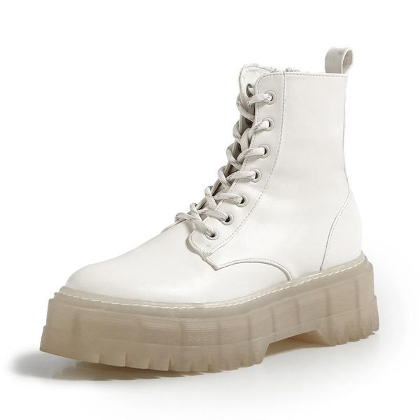 split leather martin boots women autumn winter transparent sole 6cm square heel ladies g241cross strap white woman ankle boots, Black
split leather martin boots women autumn winter transparent sole 6cm square heel ladies g241cross strap white woman ankle boots, Black