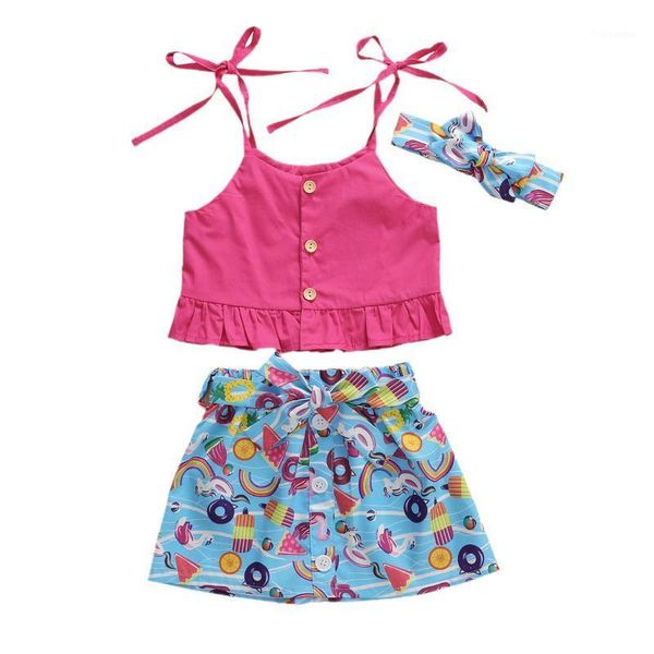 1-6y summer toddler baby girls clothes sets rose red solid vest flower print ruffles a-line skirts headband fashion outfits1, White
1-6y summer toddler baby girls clothes sets rose red solid vest flower print ruffles a-line skirts headband fashion outfits1, White