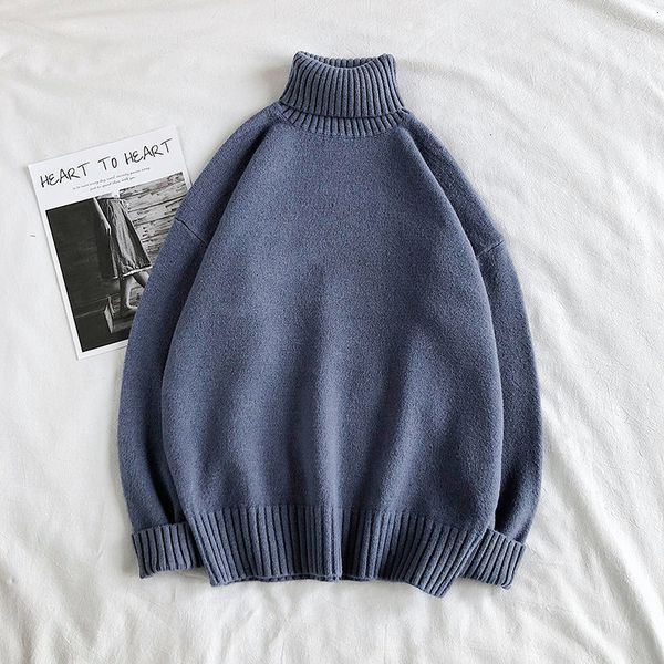 2021 new winter warm men's turtleneck solid color korean man casual knitter pullovers harajuku male sweaters 9rjy, White;black
2021 new winter warm men's turtleneck solid color korean man casual knitter pullovers harajuku male sweaters 9rjy, White;black