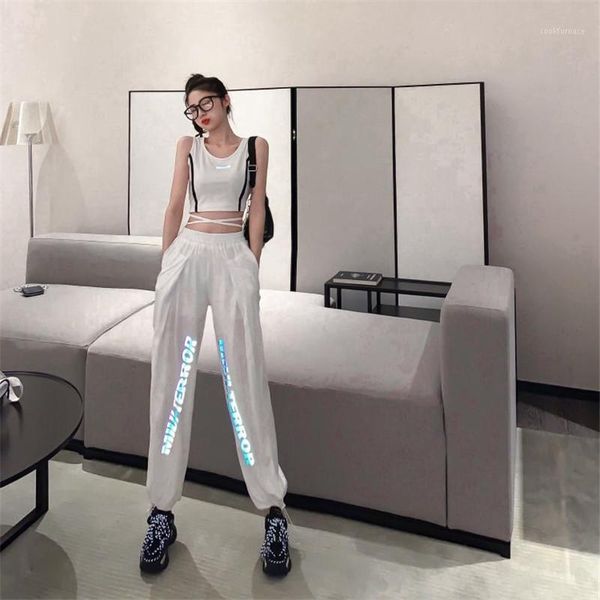 streetwear women 2 pieces set and pants outfits letter print reflective loose korean pants sports suit outdoor sweatpants1, Gray
streetwear women 2 pieces set and pants outfits letter print reflective loose korean pants sports suit outdoor sweatpants1, Gray