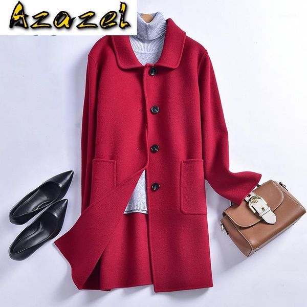 women's clothing autumn winter 100% wool woman jacket long elegant coat female coats plus size jackets zx-19089 wpy5851, Black
women's clothing autumn winter 100% wool woman jacket long elegant coat female coats plus size jackets zx-19089 wpy5851, Black