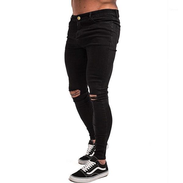 jeans men's distressed stretch ripped jeans men hip hop slim fit denim cotton pants zipper skinny men pants1, Blue
jeans men's distressed stretch ripped jeans men hip hop slim fit denim cotton pants zipper skinny men pants1, Blue