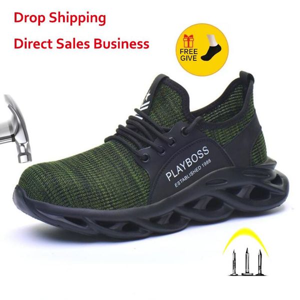 men's outdoor breathable mesh steel toe anti smashing safety shoes men's light puncture proof comfortable work shoes safety boot, Black
men's outdoor breathable mesh steel toe anti smashing safety shoes men's light puncture proof comfortable work shoes safety boot, Black