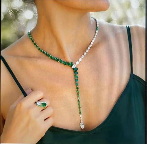 earrings & necklace jankelly design zircon water drop shape pendant set for women,party/jewelry wedding1, Silver
earrings & necklace jankelly design zircon water drop shape pendant set for women,party/jewelry wedding1, Silver