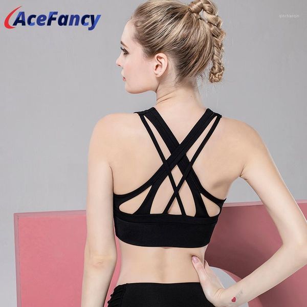 gym clothing sport bra women fitness acefancy high stretch breathable padded for running t2209 black tank1, White;black
gym clothing sport bra women fitness acefancy high stretch breathable padded for running t2209 black tank1, White;black