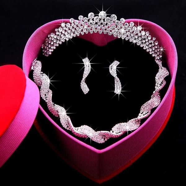 fairy wedding bridal jewelry sets simple african ethiopian jewelry sets crowns lady tiara dubai jewelry earrings necklace set with box, Slivery;golden
fairy wedding bridal jewelry sets simple african ethiopian jewelry sets crowns lady tiara dubai jewelry earrings necklace set with box, Slivery;golden
