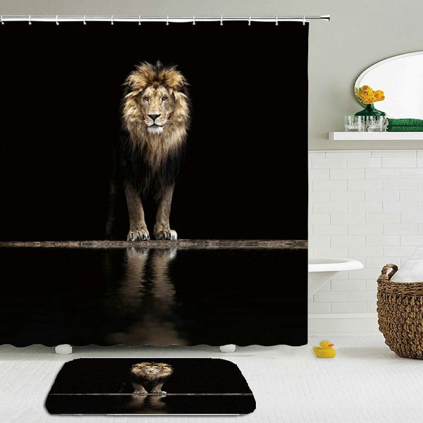 lion tiger animals bath curtains set waterproof shower curtain 3d printed polyester bathroom non-slip floor mat bath curtain set
lion tiger animals bath curtains set waterproof shower curtain 3d printed polyester bathroom non-slip floor mat bath curtain set