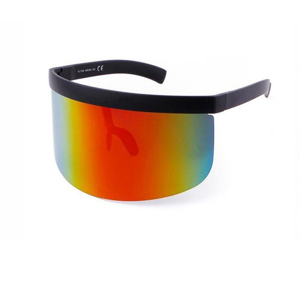sunglasses black huge oversized men vintage 2021 one piece lens yellow red mask big sun glasses for women windproof uv400 b2, White;black
sunglasses black huge oversized men vintage 2021 one piece lens yellow red mask big sun glasses for women windproof uv400 b2, White;black
