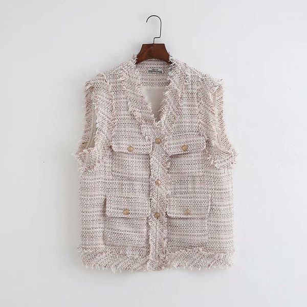 buy q70 -752 european and american fashion little sweet wind tweed vest coat1, Black;white
buy q70 -752 european and american fashion little sweet wind tweed vest coat1, Black;white