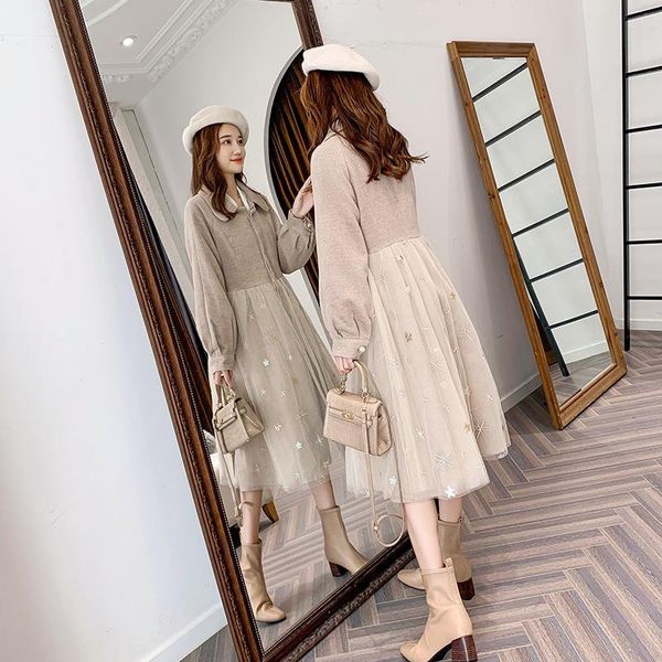 women's wool & blends hepburn style medium length slim skirt woolen coat matching mesh bottomed dress p937, Black
women's wool & blends hepburn style medium length slim skirt woolen coat matching mesh bottomed dress p937, Black