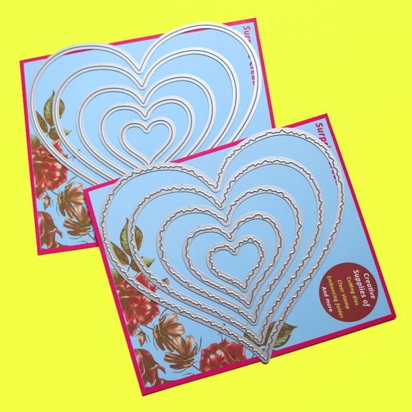 2-set cutting dies plain & torn edge hearts scrapbook cardmaking diy craft metal stencil surprise creation dies 1019
2-set cutting dies plain & torn edge hearts scrapbook cardmaking diy craft metal stencil surprise creation dies 1019