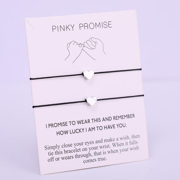 charm bracelets (a set) heart pinky promise adjustable friends forever lover women girl couple fashion jewelry drop, Golden;silver
charm bracelets (a set) heart pinky promise adjustable friends forever lover women girl couple fashion jewelry drop, Golden;silver