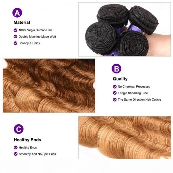 hair series 4 bundles t1b-4-27 ombre body virgin human hair short human hair for black women, Black;brown
hair series 4 bundles t1b-4-27 ombre body virgin human hair short human hair for black women, Black;brown