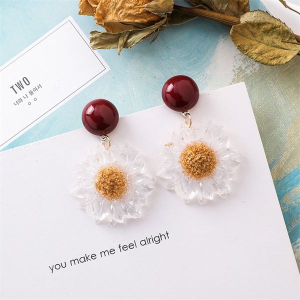 2020 summer sweet transparent acrylic sunflower earrings cute flower earrings fashion exaggerated women jewelry gifts, Silver
2020 summer sweet transparent acrylic sunflower earrings cute flower earrings fashion exaggerated women jewelry gifts, Silver