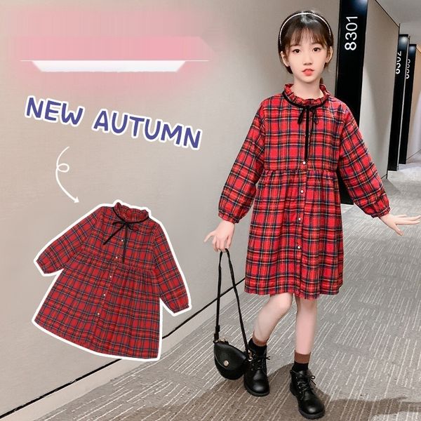 joknc large autumn plaid dress mid-length shirtdress korean style fashionable medium and girls children loose western style girl shirt shirt, Black;gray
joknc large autumn plaid dress mid-length shirtdress korean style fashionable medium and girls children loose western style girl shirt shirt, Black;gray