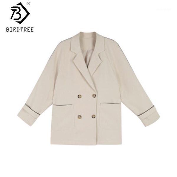 2021 autumn simple woman coats notched women blazers pockets long sleeve double breasted outerwear c08701k1, White;black
2021 autumn simple woman coats notched women blazers pockets long sleeve double breasted outerwear c08701k1, White;black