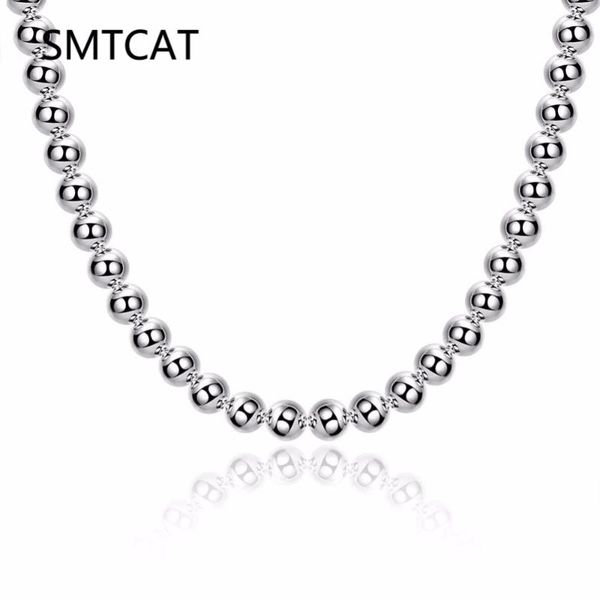 smtcat 2020 new 10mm beads chain wholesale sterling silver ball chain necklace fashion 925 jewelry buddha beads necklace lkn097
smtcat 2020 new 10mm beads chain wholesale sterling silver ball chain necklace fashion 925 jewelry buddha beads necklace lkn097