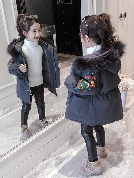 girl's foreign style winter school overcome coat 2020 new girls' thickened children's medium and long down cotton padded, Blue;gray
girl's foreign style winter school overcome coat 2020 new girls' thickened children's medium and long down cotton padded, Blue;gray