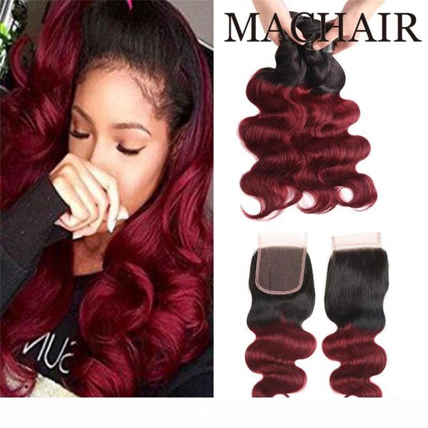 human hair ombre 3 bundles with closure 1b 99j burgundy dark wine red 1b 27 brazilian virgin hair body wave with lace closure, Black;brown
human hair ombre 3 bundles with closure 1b 99j burgundy dark wine red 1b 27 brazilian virgin hair body wave with lace closure, Black;brown