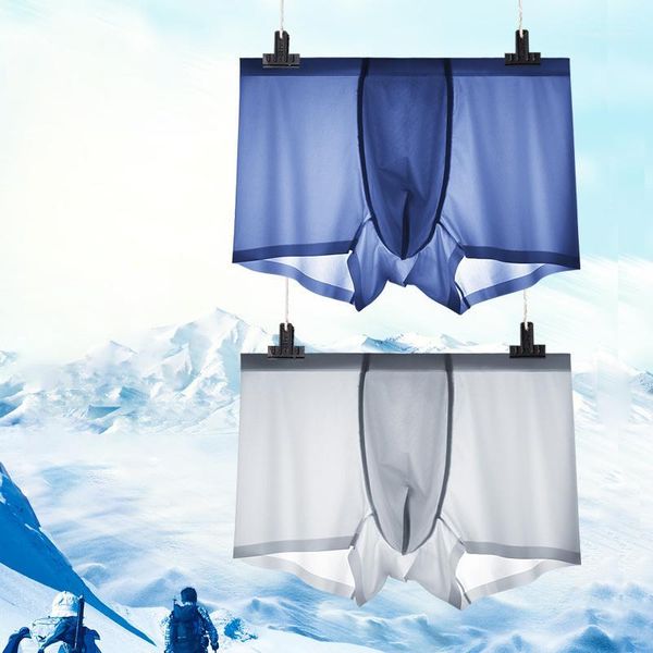 underpants underwear summer ice silk men seamless transparent boxer shorts ultra thin sheer breathable panties underpants1, Black;white
underpants underwear summer ice silk men seamless transparent boxer shorts ultra thin sheer breathable panties underpants1, Black;white