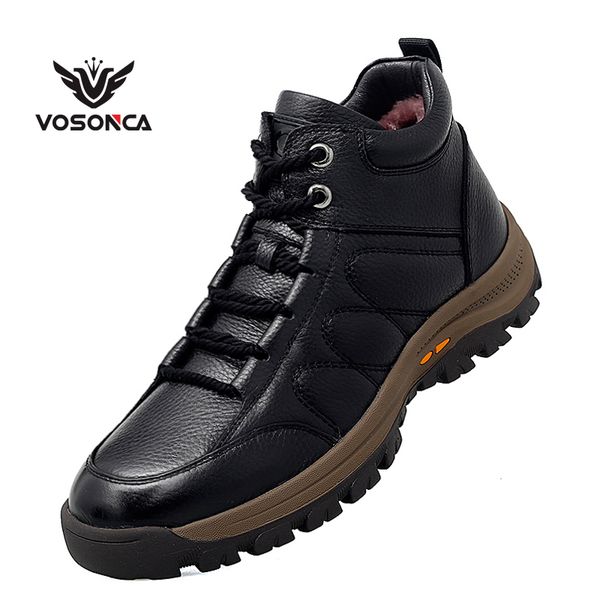 vosonca men shoes genuine leather shoes men casual shoes high-leather boots cow leather warm boots t200610, Black
vosonca men shoes genuine leather shoes men casual shoes high-leather boots cow leather warm boots t200610, Black