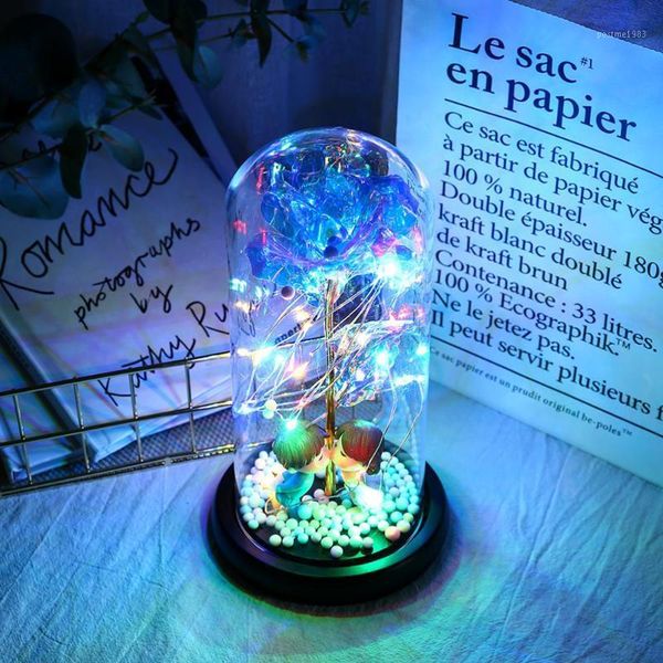 1pc creative gold foil rose flower glass bottle lamp light valentine's day gift for lovers (colorful without battery kiss style)1
1pc creative gold foil rose flower glass bottle lamp light valentine's day gift for lovers (colorful without battery kiss style)1