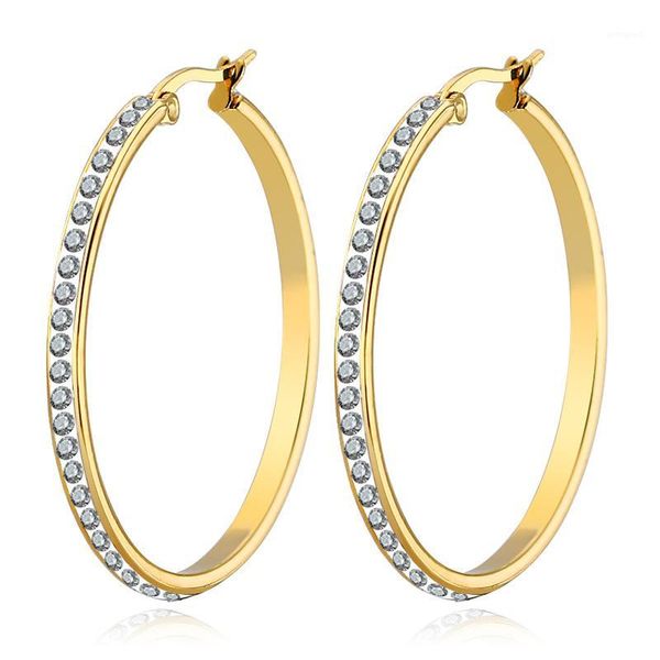 hoop & huggie classic earrings with crystals circle earrings/simple earrings/big gold color loop for women party round1, Golden;silver
hoop & huggie classic earrings with crystals circle earrings/simple earrings/big gold color loop for women party round1, Golden;silver