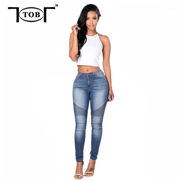 plus size 2020 autumn new fashion style women denim long jeans mid-waist pleated patchwork skinny female pencil pants at0881, Blue
plus size 2020 autumn new fashion style women denim long jeans mid-waist pleated patchwork skinny female pencil pants at0881, Blue