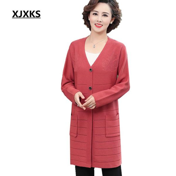 women's knits & tees xjxks 2021 autumn fashion women sweater with pockets long coat comfortable wool knitted cardigan, White
women's knits & tees xjxks 2021 autumn fashion women sweater with pockets long coat comfortable wool knitted cardigan, White