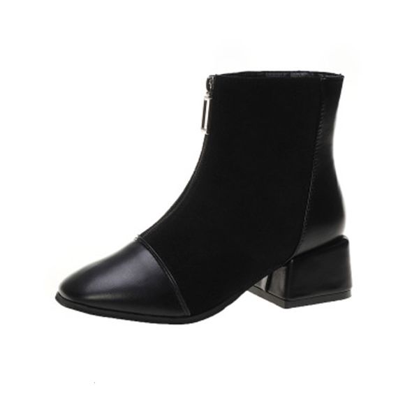 new autumn 2021 female fashion leather front toe square woman boots mujer 35-42 lu81, Black
new autumn 2021 female fashion leather front toe square woman boots mujer 35-42 lu81, Black