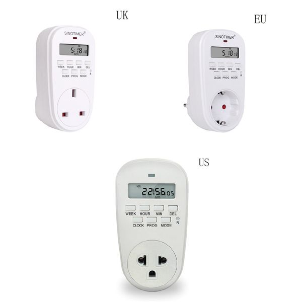 великобритания plug цифровой таймер переключатель энергосберегающие часы smart power разъем eu / us
великобритания plug цифровой таймер переключатель энергосберегающие часы smart power разъем eu / us