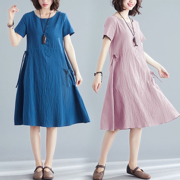 2020 summer new cotton long skirt hemp short sleeve dress with waist closing showing thinmedium and long dress in literature and art 8hsj5 8, Black;gray
2020 summer new cotton long skirt hemp short sleeve dress with waist closing showing thinmedium and long dress in literature and art 8hsj5 8, Black;gray