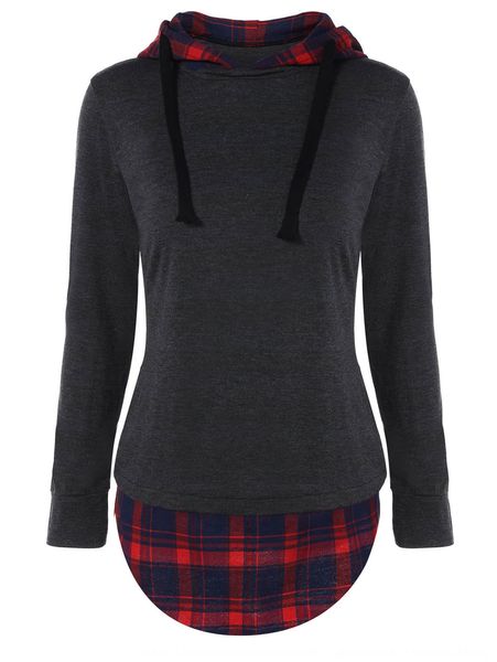 2020 autumn women's plaid stitching long-sleeved hooded 2020 autumn coat sweater women's plaid stitching long-sleeved hooded sweat, Black
2020 autumn women's plaid stitching long-sleeved hooded 2020 autumn coat sweater women's plaid stitching long-sleeved hooded sweat, Black