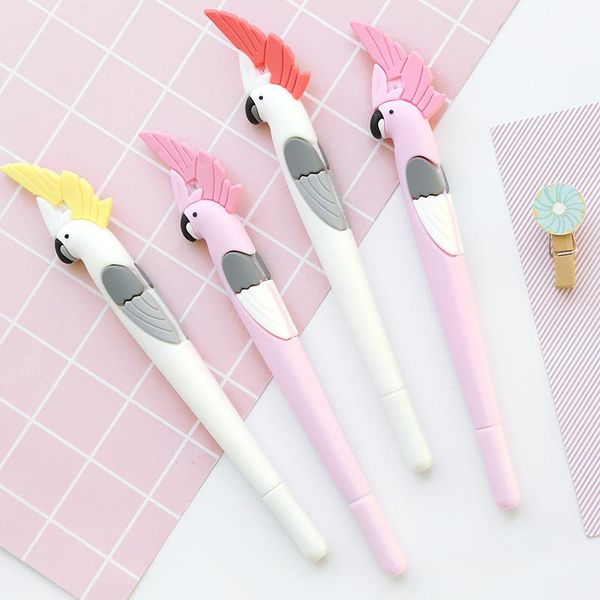 1pcs cute crowned parrots gel pen lovely bird 0.5mm ballpoint blue color ink writing stationery office school supplies f221
1pcs cute crowned parrots gel pen lovely bird 0.5mm ballpoint blue color ink writing stationery office school supplies f221