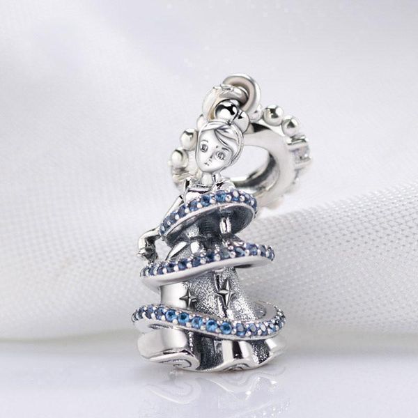 2022 new 925 sterling silver spinning princess dress charm bead fits european jewelry charm bracelet, Black
2022 new 925 sterling silver spinning princess dress charm bead fits european jewelry charm bracelet, Black