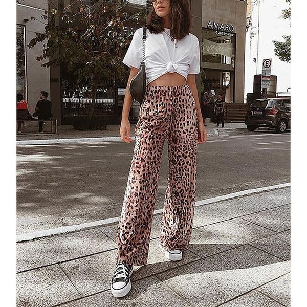 fufucaillm leopard women's wide leg pants glossy fabric soft loose casual droop trousers female fashion simple matching outfits1, Black;white
fufucaillm leopard women's wide leg pants glossy fabric soft loose casual droop trousers female fashion simple matching outfits1, Black;white