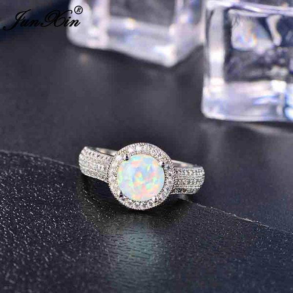 junxin luxury male female big round ring cute opal stone ring fashion white gold filled jewelry vintage wedding rings for women, Slivery;golden
junxin luxury male female big round ring cute opal stone ring fashion white gold filled jewelry vintage wedding rings for women, Slivery;golden