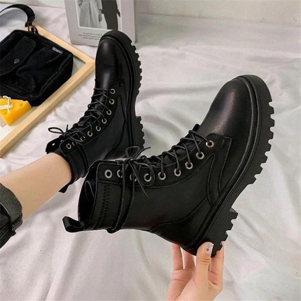 2020 new winter women's boots fashion women ankle boots lace up short women short plush ankle platform botas mujer #rq34, Black
2020 new winter women's boots fashion women ankle boots lace up short women short plush ankle platform botas mujer #rq34, Black