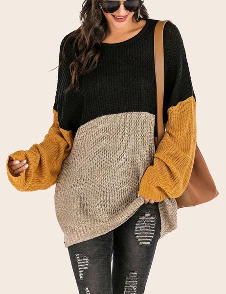 mumubreal women's oversized sweaters color block drop shoulder batwing sleeve long pullover sweater1, White;black
mumubreal women's oversized sweaters color block drop shoulder batwing sleeve long pullover sweater1, White;black