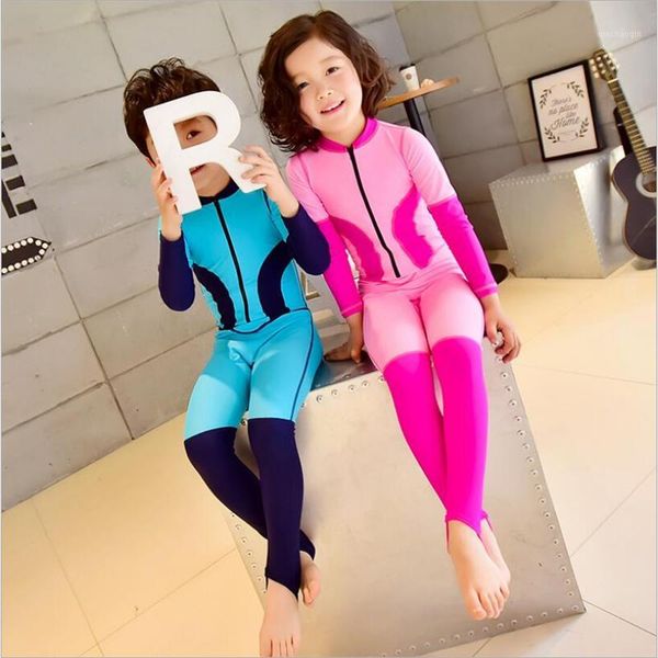 korean kids one piece swimsuit long sleeve uv protection boys girls surfing swimming costumes full body swim suit for child1
korean kids one piece swimsuit long sleeve uv protection boys girls surfing swimming costumes full body swim suit for child1