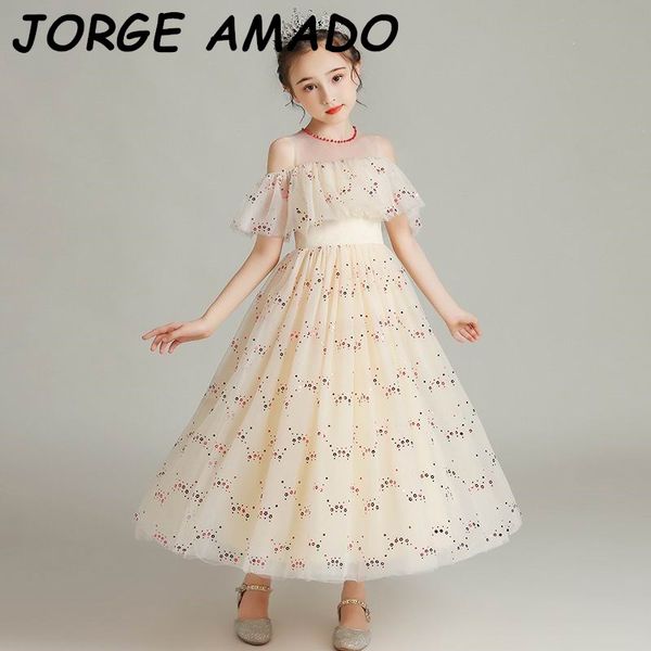 flower girl dress open shoulder sequins sweet party dress ball gown for wedding princess dress children clothes e7206, Red;yellow
flower girl dress open shoulder sequins sweet party dress ball gown for wedding princess dress children clothes e7206, Red;yellow
