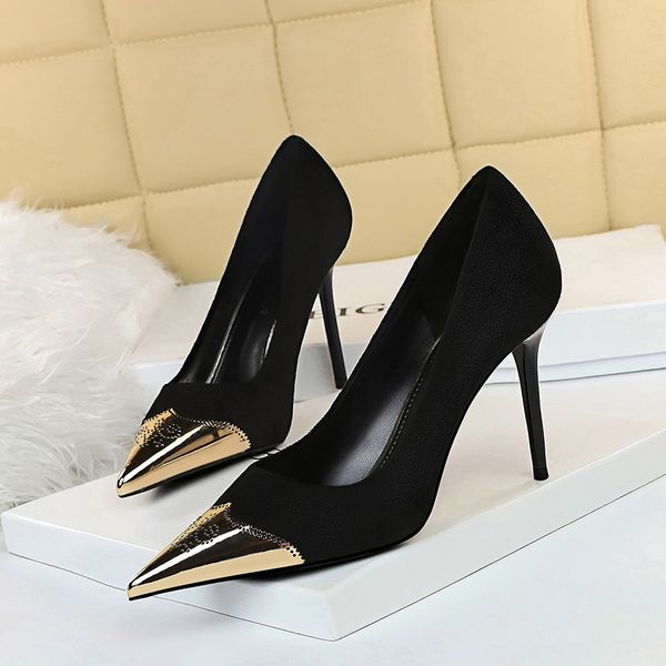 2020 new pointed toe fashion party shoes shallow high heels women shoes show thin 3 colors metal toe cut-outs women pumps, Black
2020 new pointed toe fashion party shoes shallow high heels women shoes show thin 3 colors metal toe cut-outs women pumps, Black