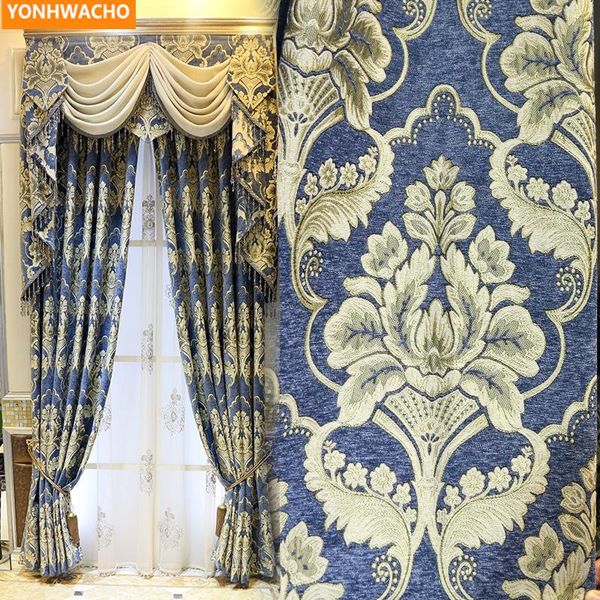 custom curtains gorgeous blue thick chenille exquisite jacquard chenille room cloth blackout curtain tulle valance drapes b309
custom curtains gorgeous blue thick chenille exquisite jacquard chenille room cloth blackout curtain tulle valance drapes b309
