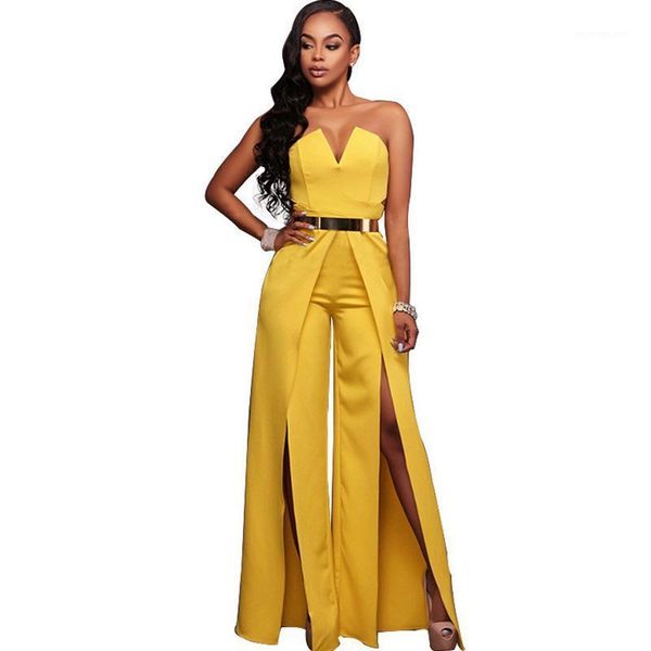 women's jumpsuits & rompers women runway elegant strapless jumpsuit off shoulder cut out split wide leg and birthday club overalls1, Black;white
women's jumpsuits & rompers women runway elegant strapless jumpsuit off shoulder cut out split wide leg and birthday club overalls1, Black;white