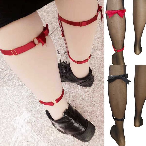 body garter belt goth black red bow leg fetish bondage harness festival rave wear lingerie wedding garters, Black;white
body garter belt goth black red bow leg fetish bondage harness festival rave wear lingerie wedding garters, Black;white