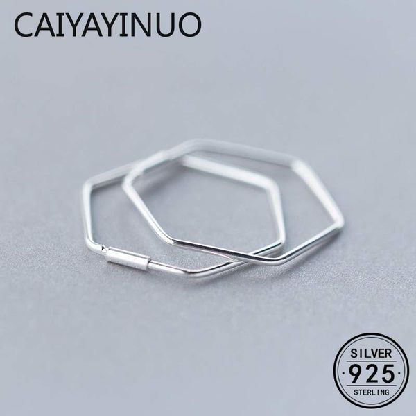 hoop & huggie real 925 sterling silver minimalist geometric hollow polygon earrings for women party fine jewelry accessories gift, Golden;silver
hoop & huggie real 925 sterling silver minimalist geometric hollow polygon earrings for women party fine jewelry accessories gift, Golden;silver