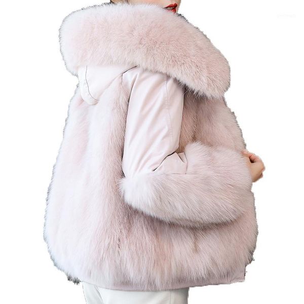 women's fur & faux women's coat winter jacket women clothes 2021 korean real female down coats double-sided wear zt15941, Black
women's fur & faux women's coat winter jacket women clothes 2021 korean real female down coats double-sided wear zt15941, Black